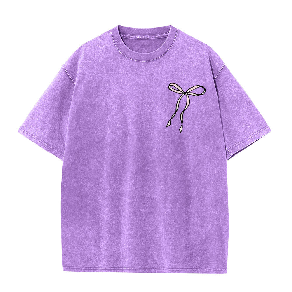 Christianartworkshop Faith Over Fear Unisex Washed T-Shirt - image 12