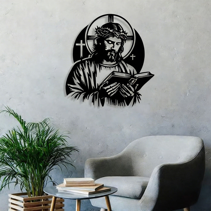 Christianartworkshop Holding The Word Metal Decor: Soothing Grace for Seeking Days - image 2