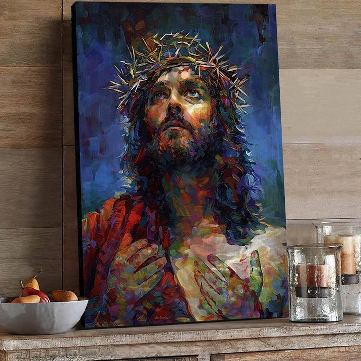 Christianartworkshop Colorful Devotion Jesus Wall Print: Quiet Reminder of His Grace - image 3