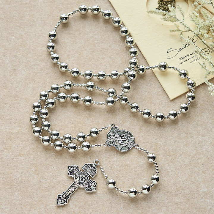 Christianartworkshop Archangel Guardian Battle Rosary: Protect-Focused Faith Beads - image 2