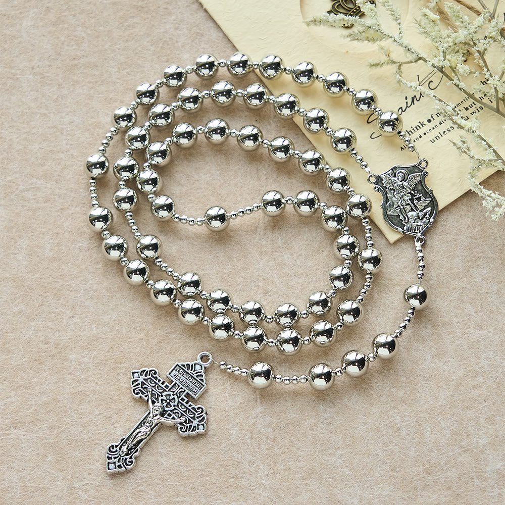 Christianartworkshop Archangel Guardian Battle Rosary: Protect-Focused Faith Beads - image 3