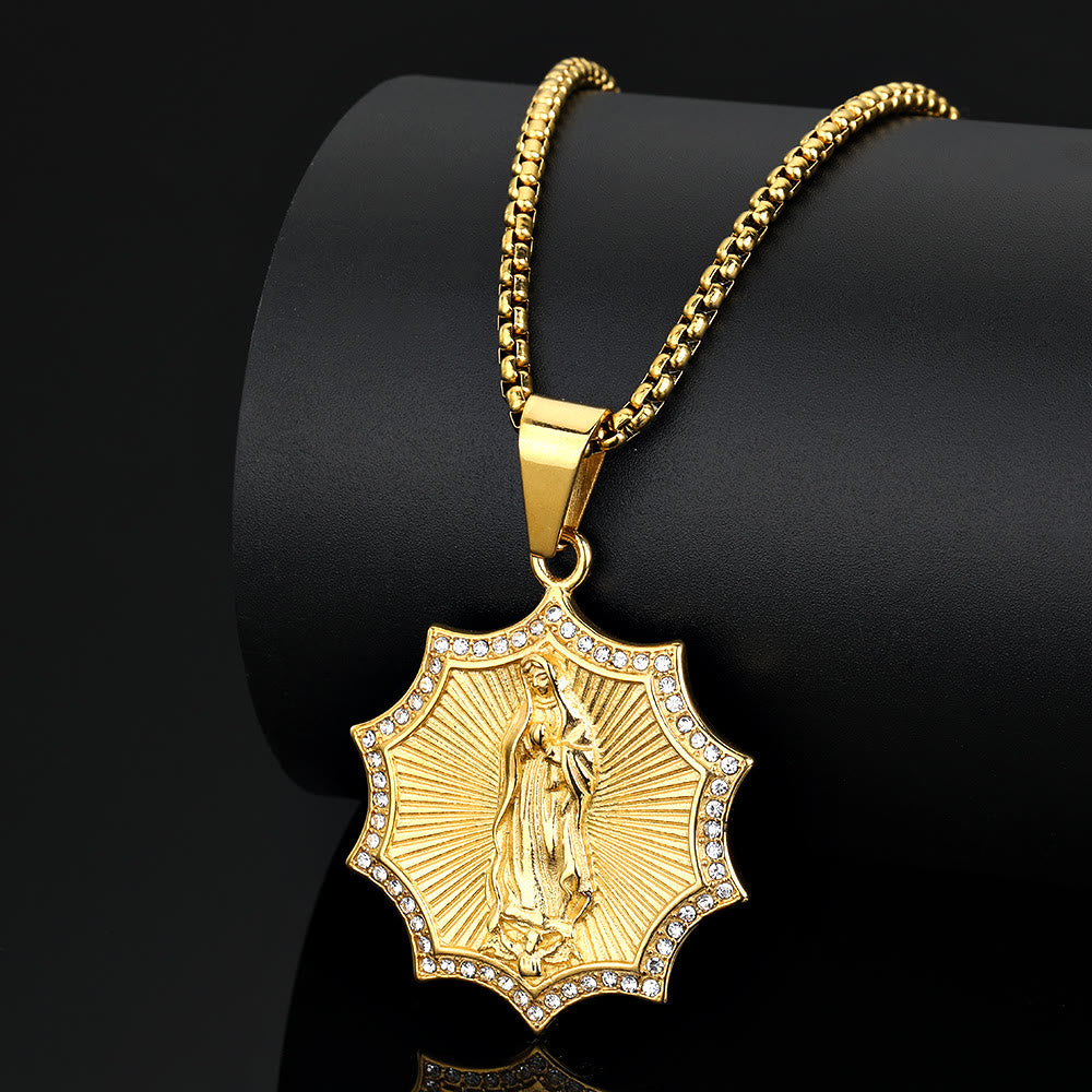 Christianartworkshop Divine Care Our Lady Necklace: Quiet Reminder of Her Presence - image 4