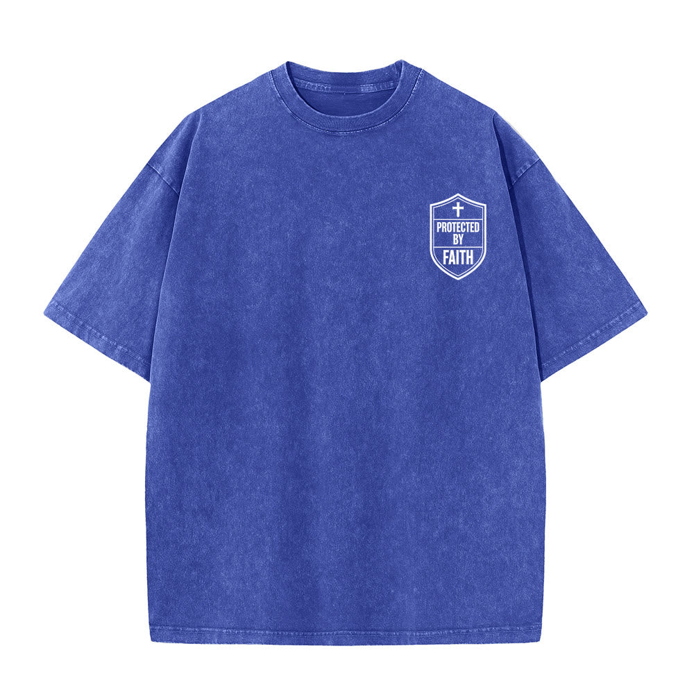 Christianartworkshop Strength in Him Isaiah 40:31 Graphic Unisex Washed T-Shirt - image 13