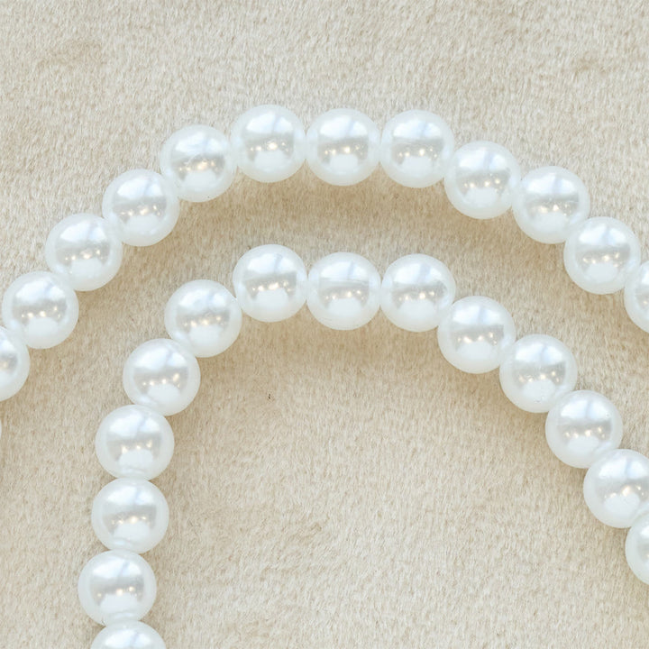 Christianartworkshop Elegant Beaded Strand Cross Charm Toggle Necklace: Wear His Comfort Daily - image 7