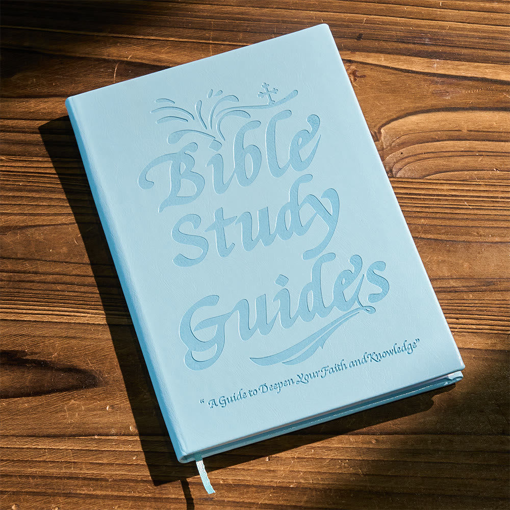 Christianartworkshop 66-Page Bible Study Guide Journal for Daily Devotions and Group Study - Blue - image 12