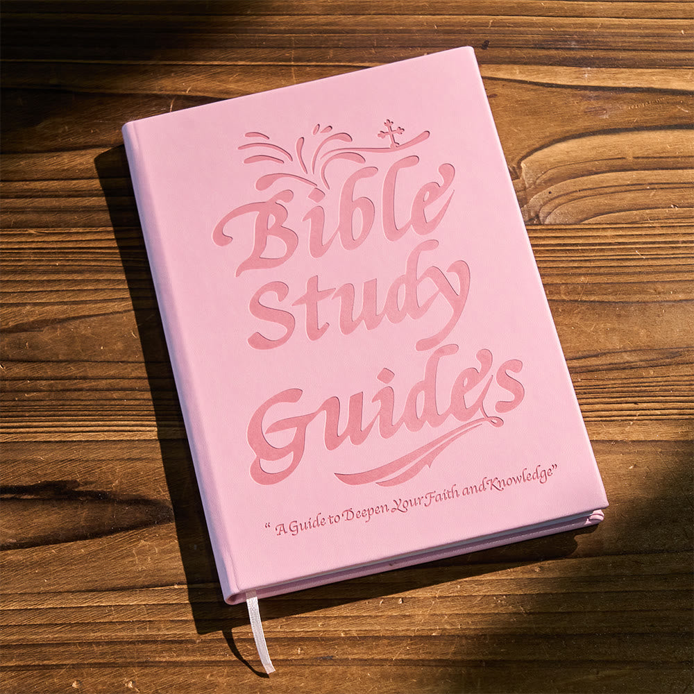 Christianartworkshop 66-Page Bible Study Guide Journal for Daily Devotions and Group Study - Pink - image 11