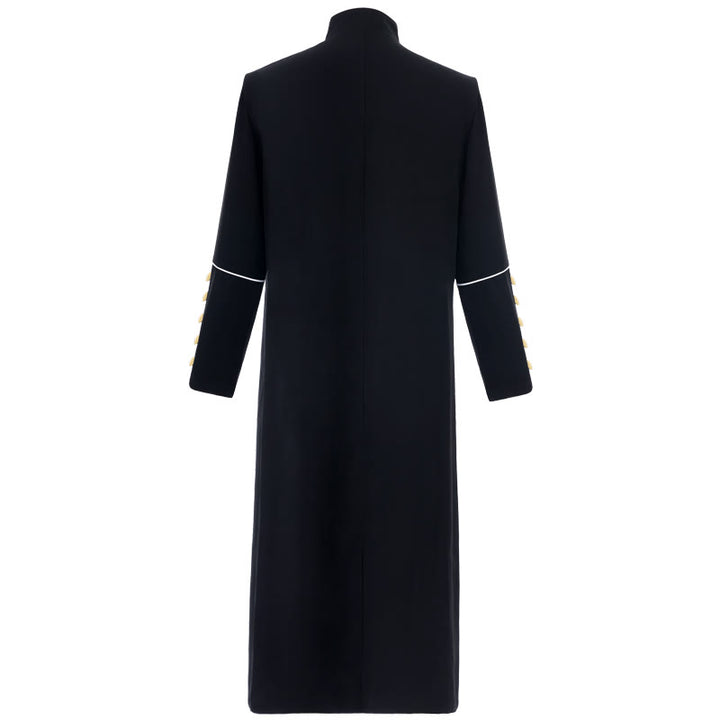 Christianartworkshop Classic Multicolor Clergy Robe Cassock with Contrast Trim & Medieval Elegance - image 3