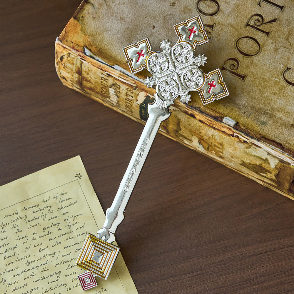 Christianartworkshop Classic Style Jerusalem Cross-Shaped Regal Blessing Hand Cross - image 1