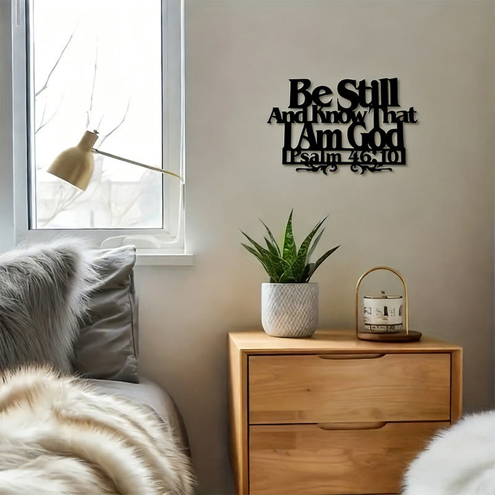 Christianartworkshop Psalm 46:10 Faith Decor: Quiet Reminder of His Sovereignty - image 3