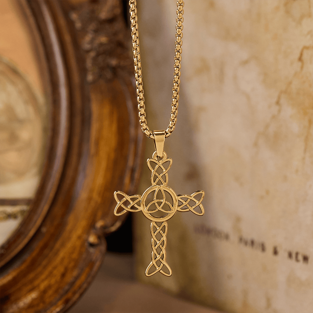 Christianartworkshop Irish Saint Patrick Cross: Tactile Faith Reminder for Daily Routines - image 2