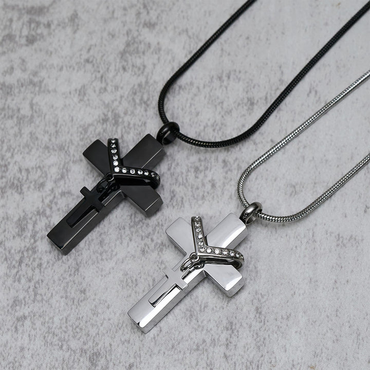Christianartworkshop Detachable Inner Cross Necklace: Ground Your Faith in Love That Transcends - image 0