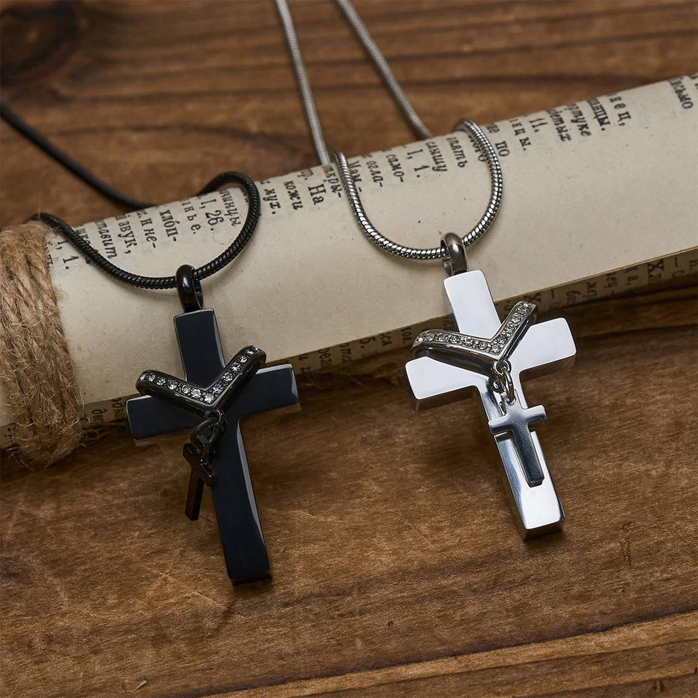 Christianartworkshop Detachable Inner Cross Necklace: Ground Your Faith in Love That Transcends - image 2