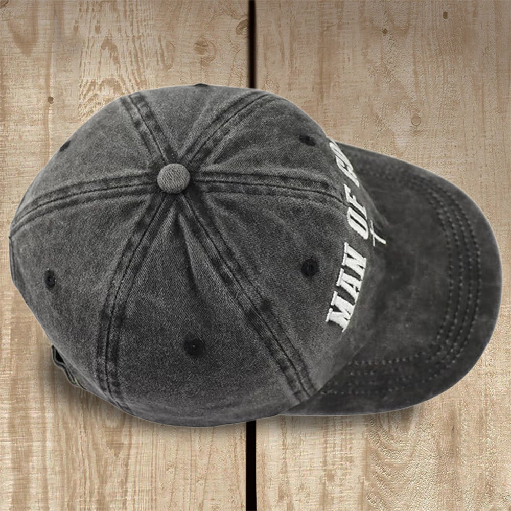 Christianartworkshop Man of God Washed Cotton Baseball Cap: Wear Your Divine Identity with Pride - image 5