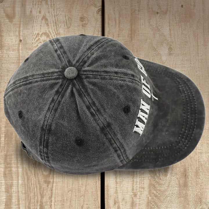 Christianartworkshop Man of God Washed Cotton Baseball Cap: Wear Your Divine Identity with Pride - image 5