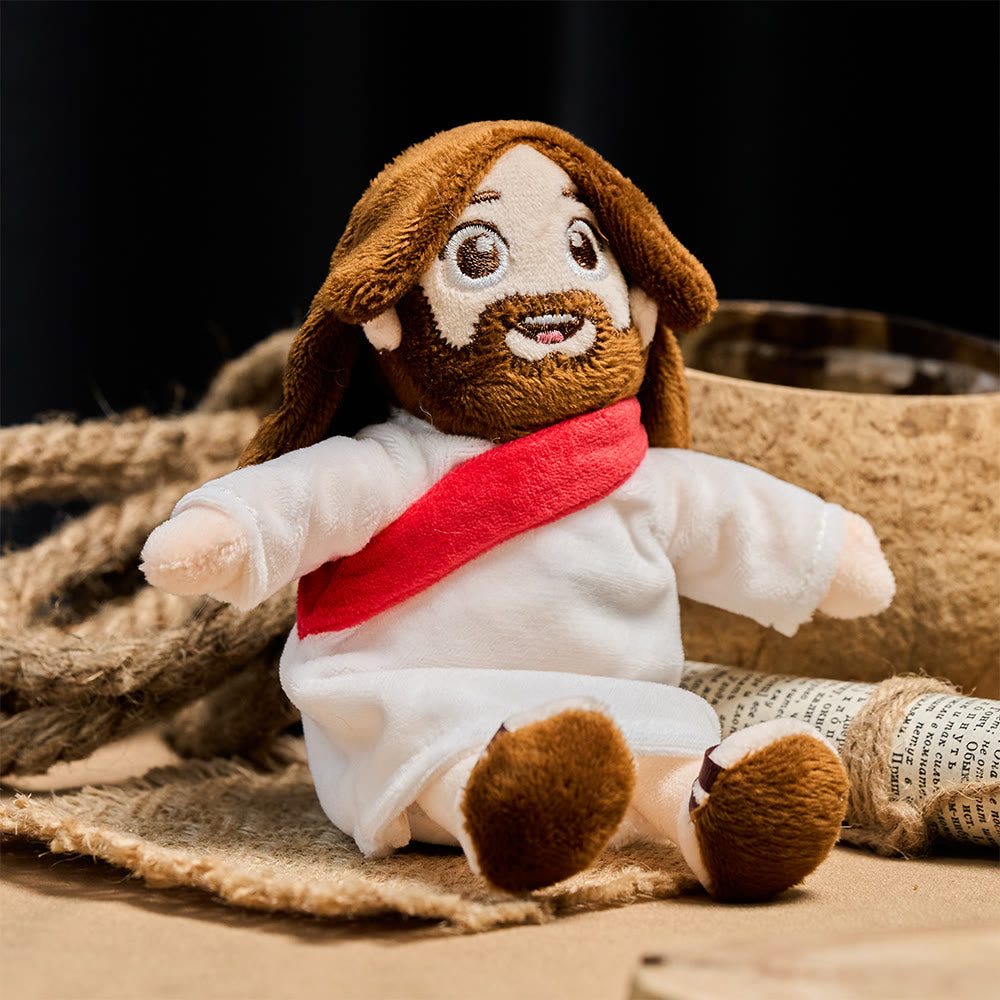 Christianartworkshop Huggable Jesus Plush Doll: Embody Divine Love and Tender Comfort - image 1