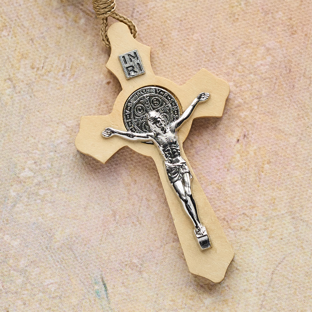 Christianartworkshop Irish Blessing Wood Pocket Rosary for St. Patrick's Day Gift - image 6