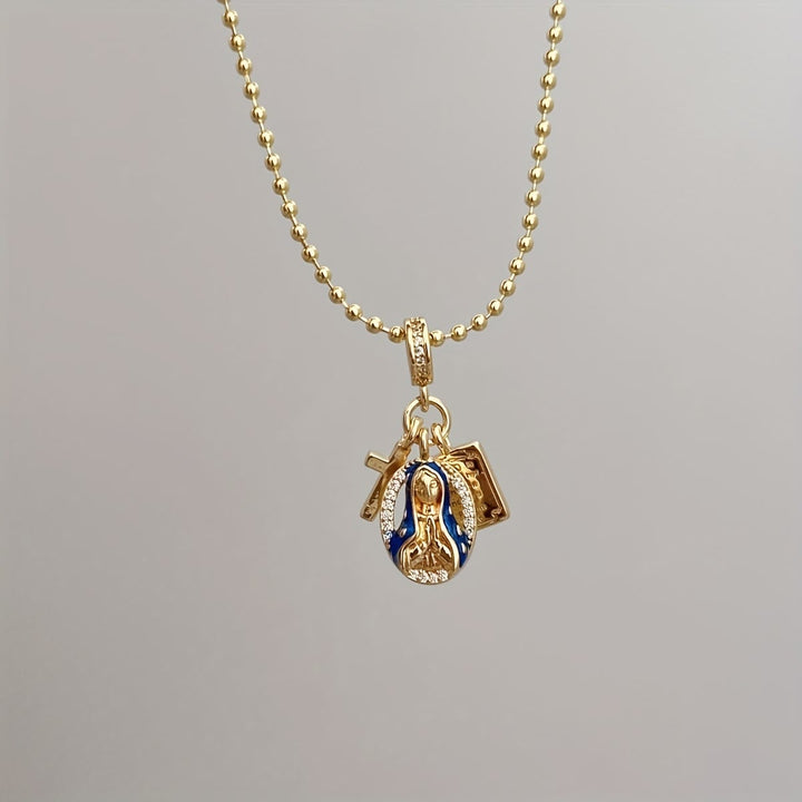 Christianartworkshop Our Lady of Grace Charm Jewelry Set: A Symbol of Timeless Devotion - image 6
