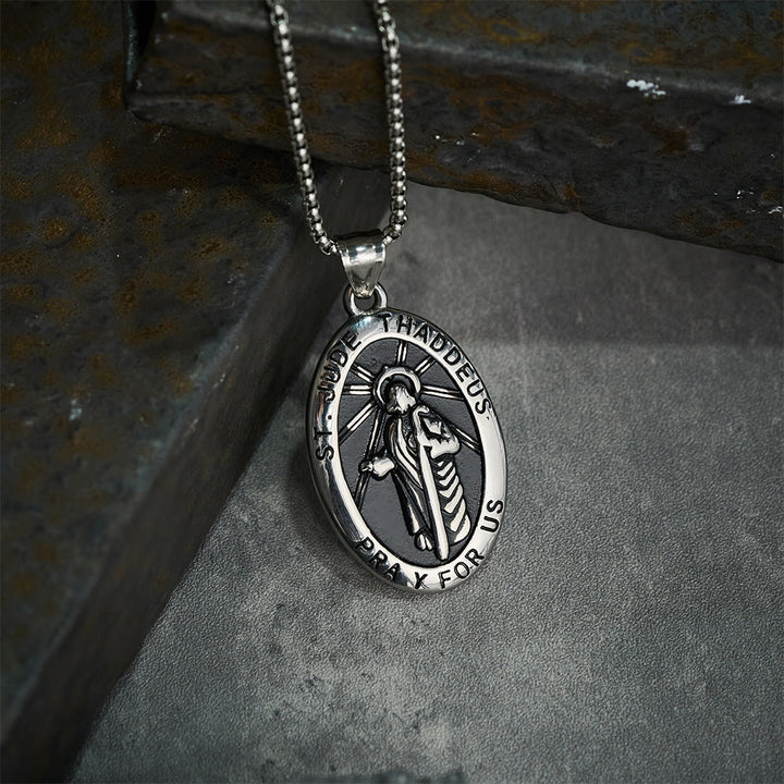 Christianartworkshop St. Jude Thaddeus Pendant Necklace - image 10