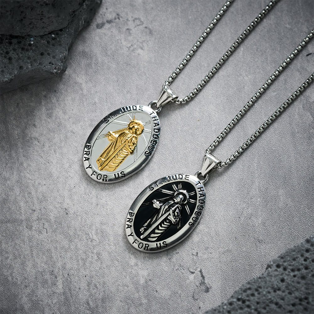 Christianartworkshop St. Jude Thaddeus Pendant Necklace - image 0