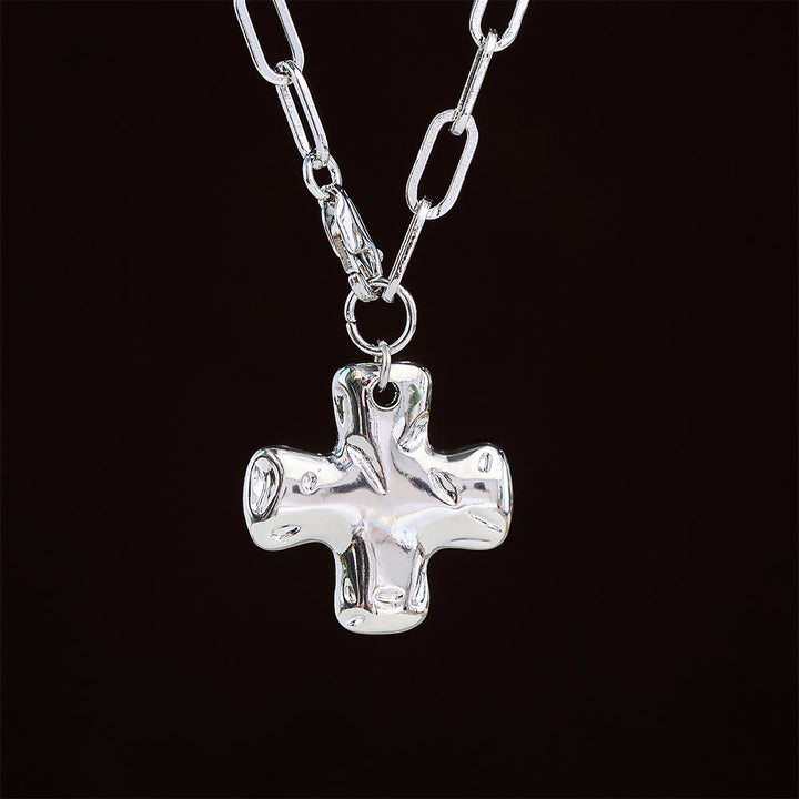 Christianartworkshop Minimalist Cross Paperclip Link Chain Necklace: A Symbol of Modern Faith & Style - image 10