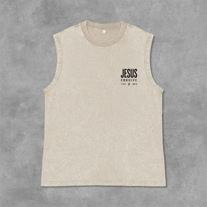 Christianartworkshop Jesus Name Above All Names Unisex Washed Tank Top - image 13