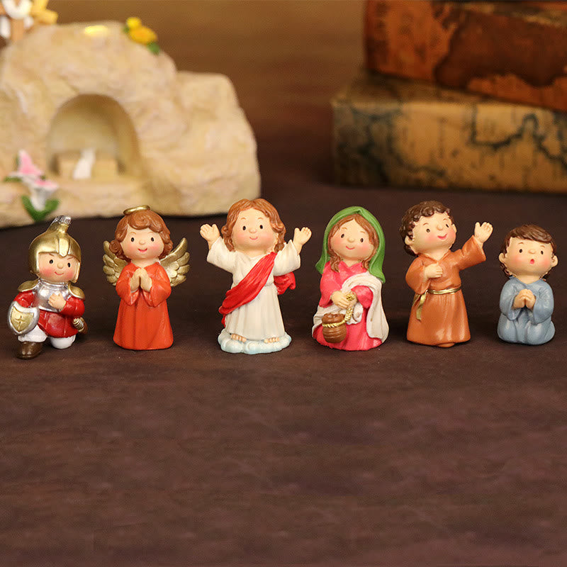 Christianartworkshop Luminous Easter Cartoon Figure Ornament: Symbol of Hope and New Beginnings - image 2