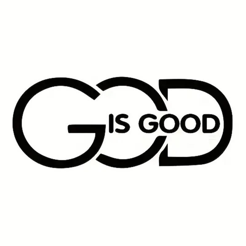 Christianartworkshop GOD IS GOOD Car Decal: Symbol of Faith and Blessing on the Road - image 6