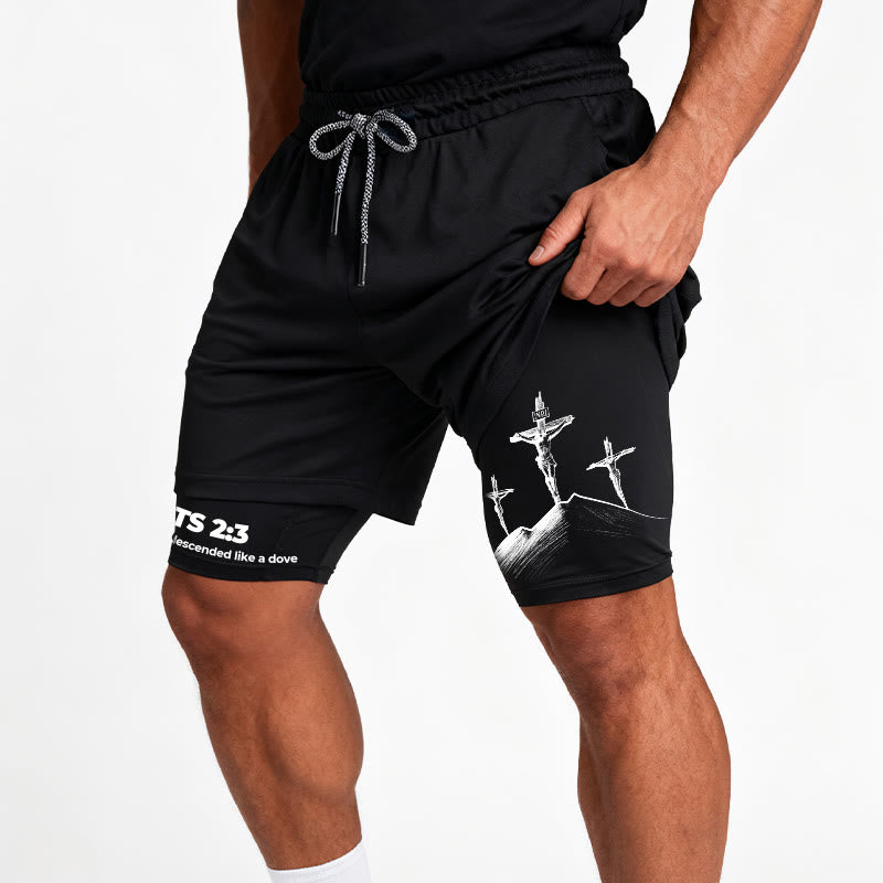 Christianartworkshop Acts 23 The Holy Spirit Descended Shorts - image 15