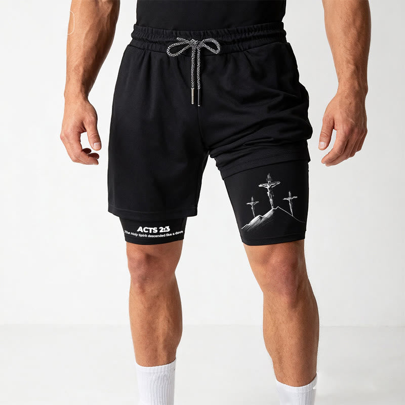 Christianartworkshop Acts 23 The Holy Spirit Descended Shorts - image 16