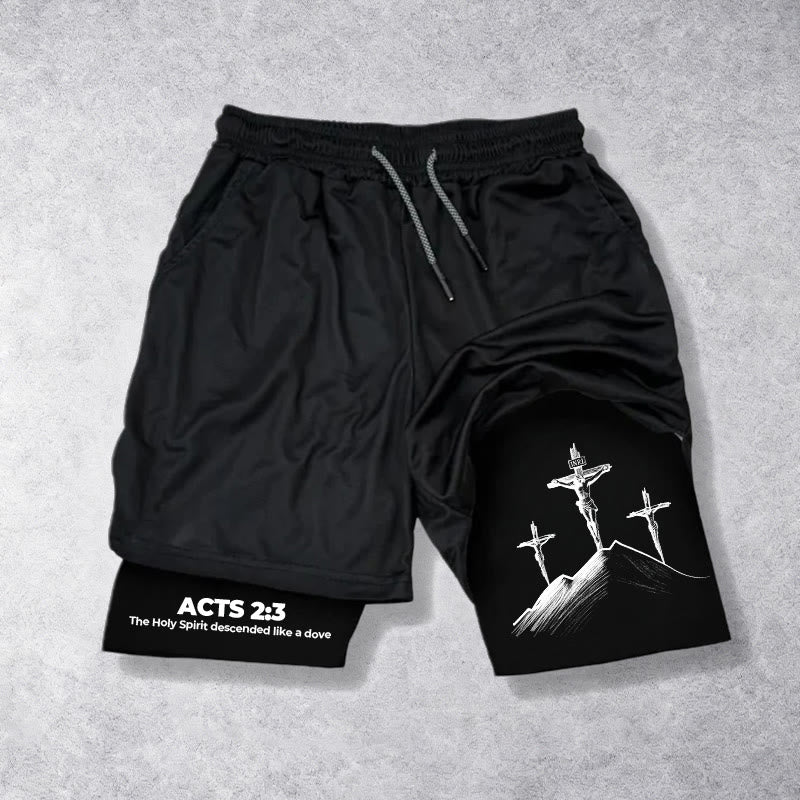 Christianartworkshop Acts 23 The Holy Spirit Descended Shorts - image 9