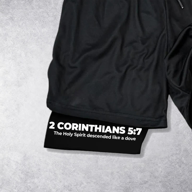 Christianartworkshop Faith Is Our Strength Performance Shorts - image 15