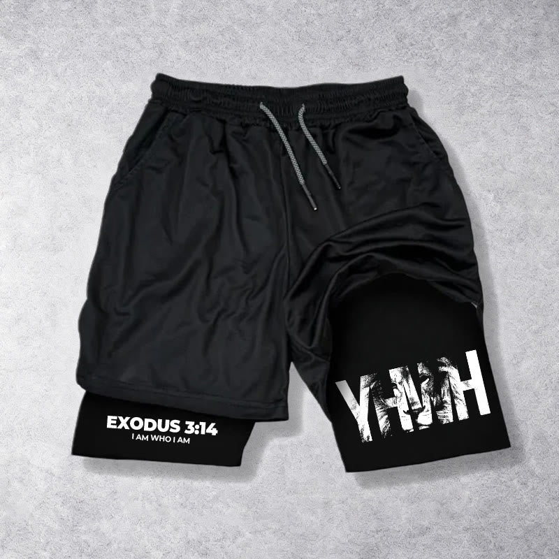 Christianartworkshop I AM WHO I AM Faith Performance Shorts - image 4