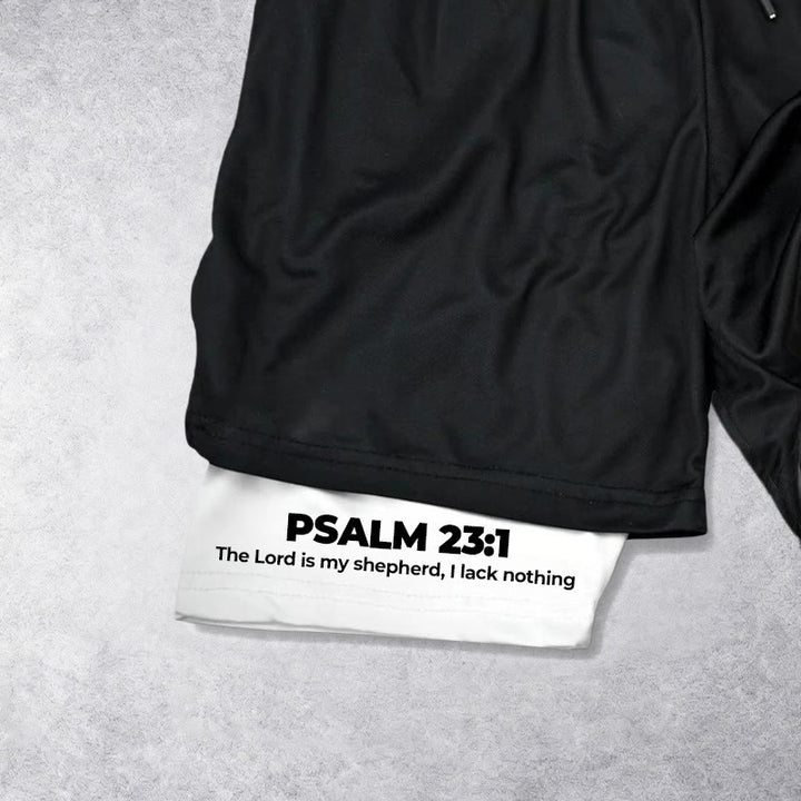 Christianartworkshop Psalm 23 Faithful Shepherd Printed Shorts - image 4