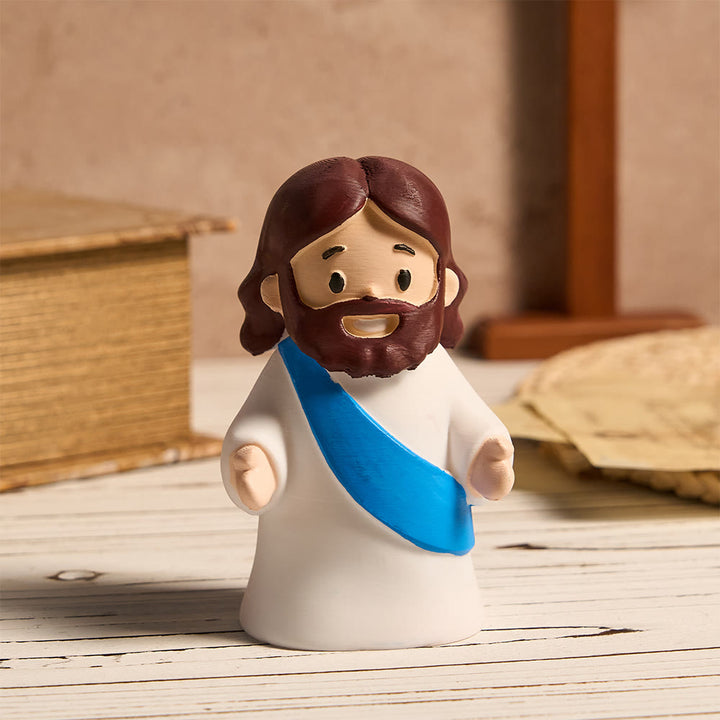 Christianartworkshop Glowing Jesus Tap Light Easter Ornament: Merge Playful Charm with His Care - image 22