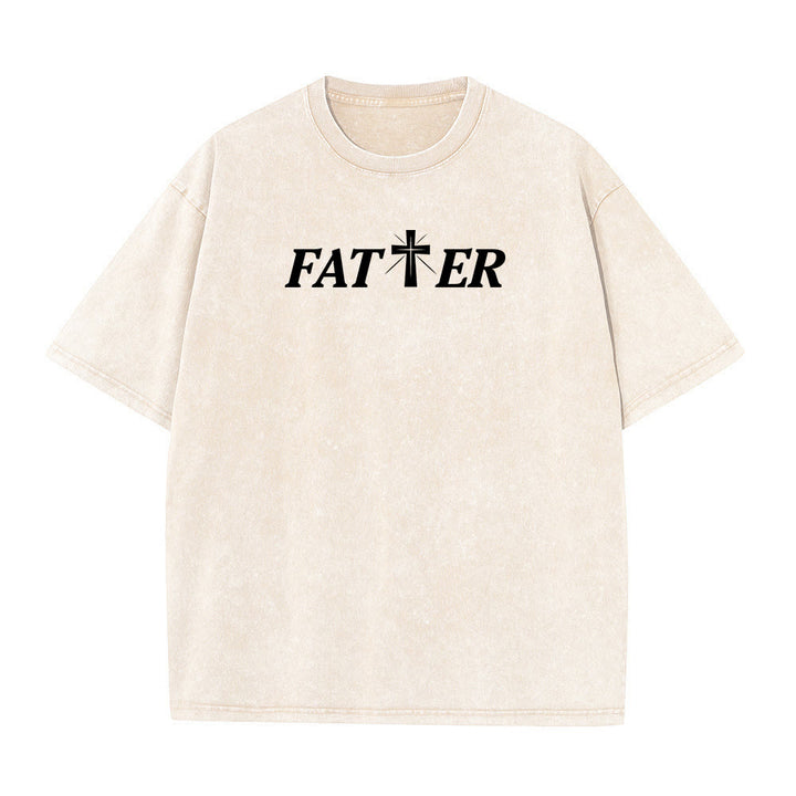 Christianartworkshop Faith-Filled Jesus Crown of Thorns Unisex Washed T-Shirt - image 17