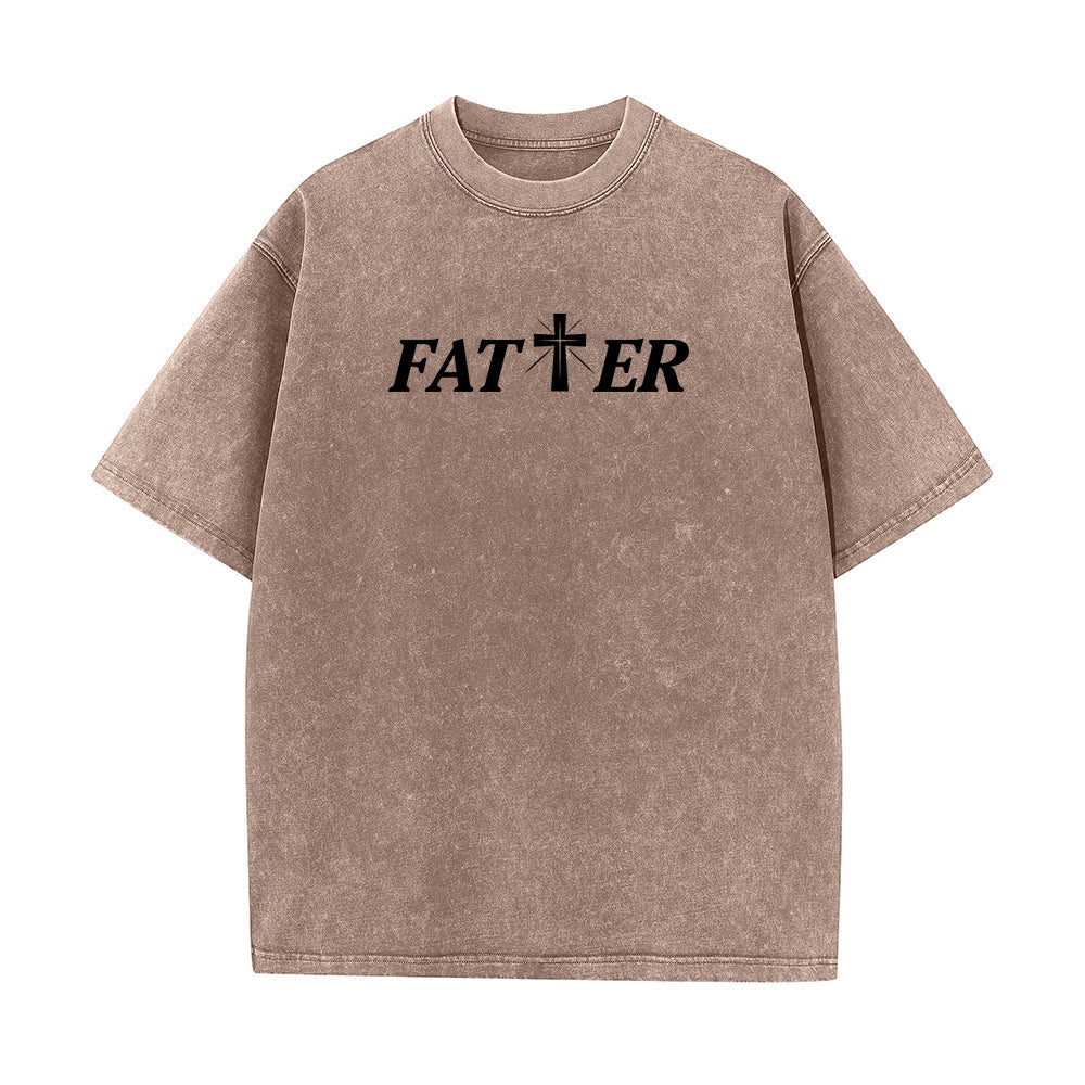 Christianartworkshop Faith-Filled Jesus Crown of Thorns Unisex Washed T-Shirt - image 14