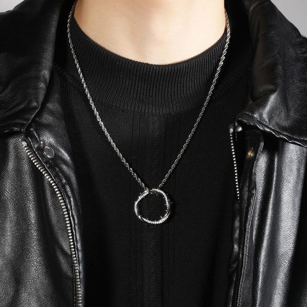 Christianartworkshop Crown of Thorns Zircon Necklace: A Symbol of Christ’s Redemptive Sacrifice - image 11