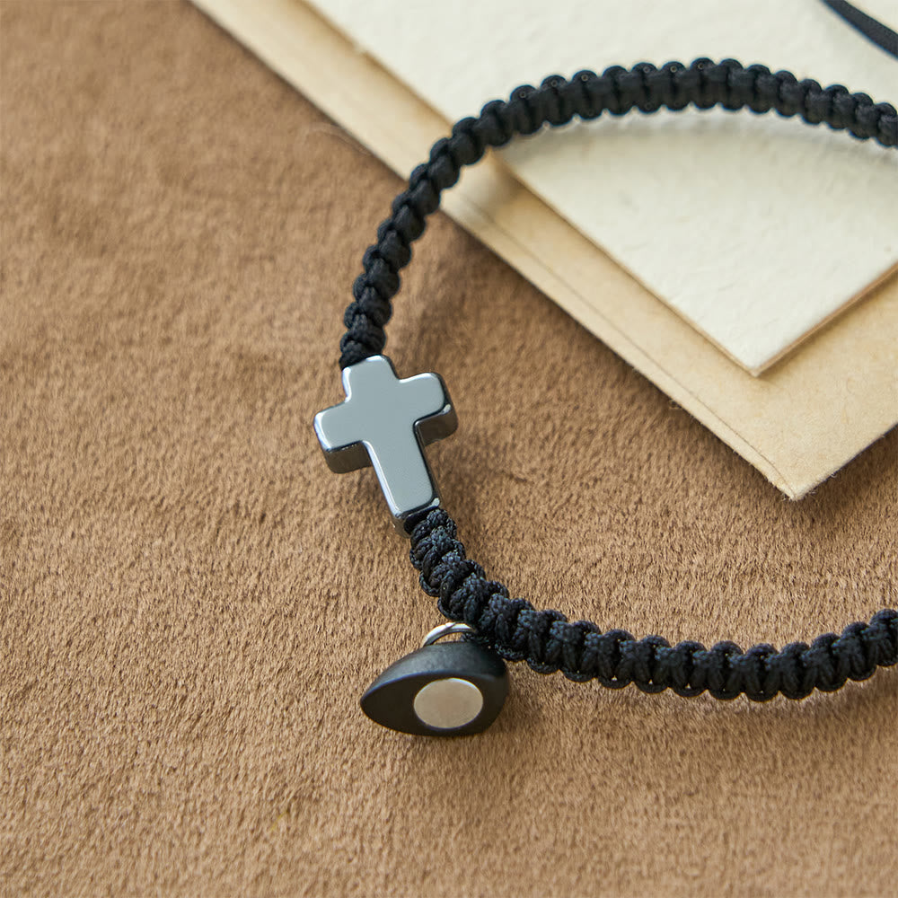 Christianartworkshop Magnetic Heart Cross Bracelet Set: A Symbol of Sacred Union and Enduring Love - image 9