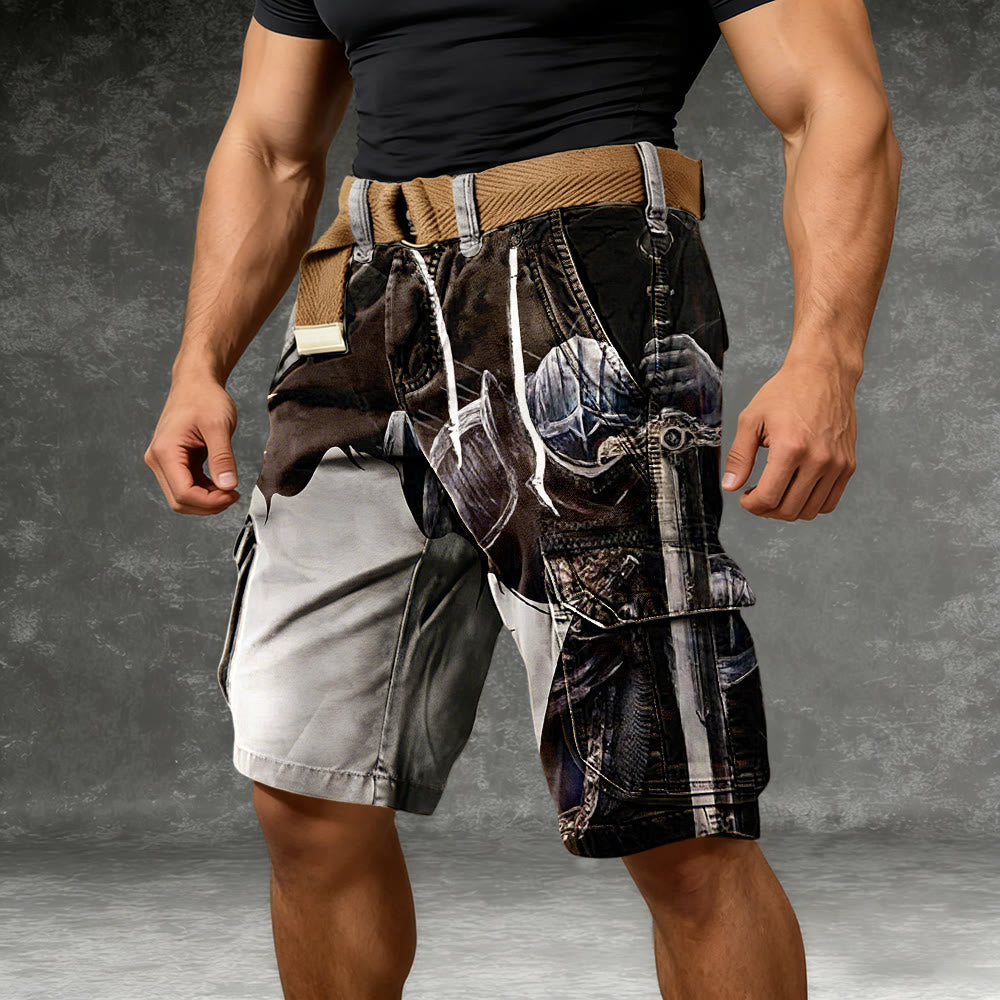 Christianartworkshop Faith-Filled Warrior Of God Cargo Shorts - image 1