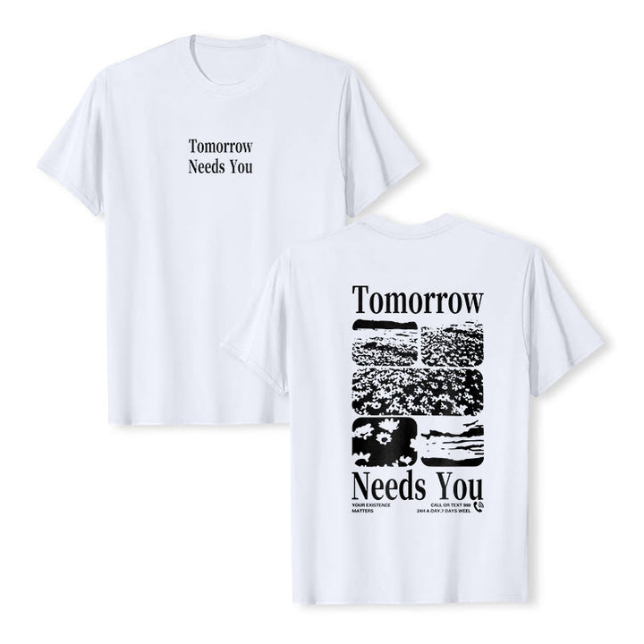 Christianartworkshop Tomorrow Needs You T-Shirt - White - 2XL - image 18