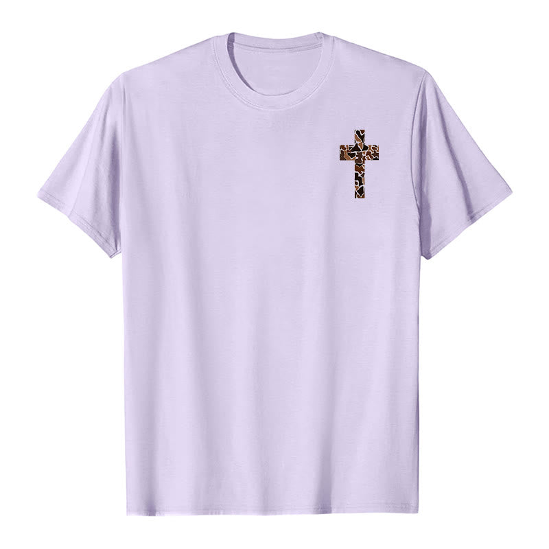 Christianartworkshop Camo Cross Design With Philippians 4:13 Verse Christian T-Shirt - image 20
