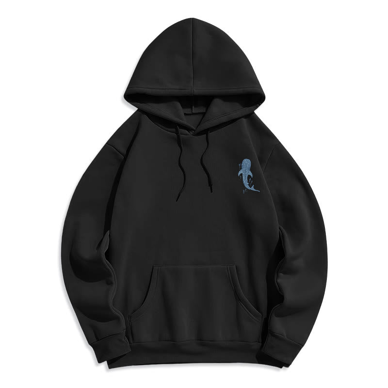 Christianartworkshop Modern Colored Style Faith Beneath the Waves Fleece Lined Polyester Hoodie - image 14