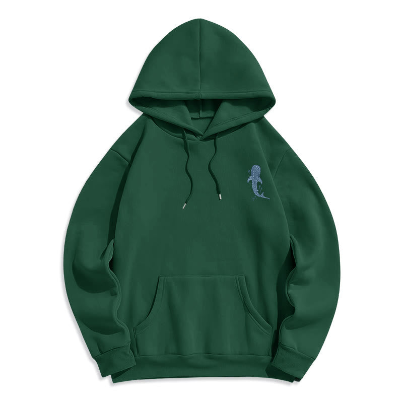 Christianartworkshop Modern Colored Style Faith Beneath the Waves Fleece Lined Polyester Hoodie - image 17