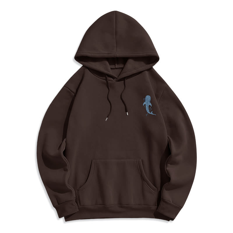 Christianartworkshop Modern Colored Style Faith Beneath the Waves Fleece Lined Polyester Hoodie - image 20