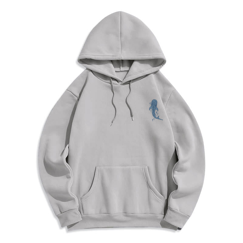 Christianartworkshop Modern Colored Style Faith Beneath the Waves Fleece Lined Polyester Hoodie - image 11