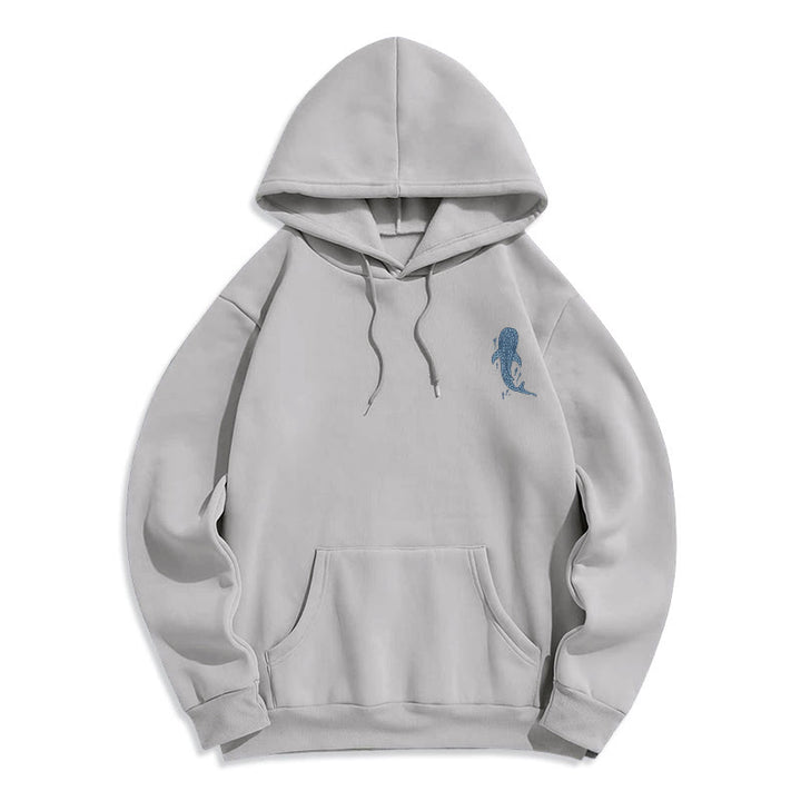 Christianartworkshop Modern Colored Style Faith Beneath the Waves Fleece Lined Polyester Hoodie - image 11