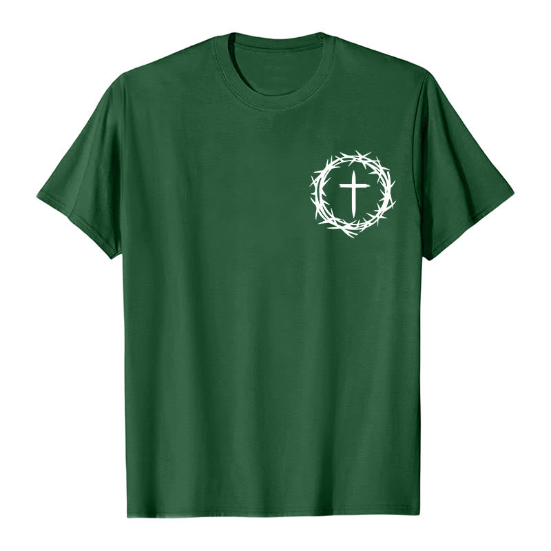 Christianartworkshop A Lot Can Happen In 3 Days Thorn Crown Cross Unisex T-shirt - image 1