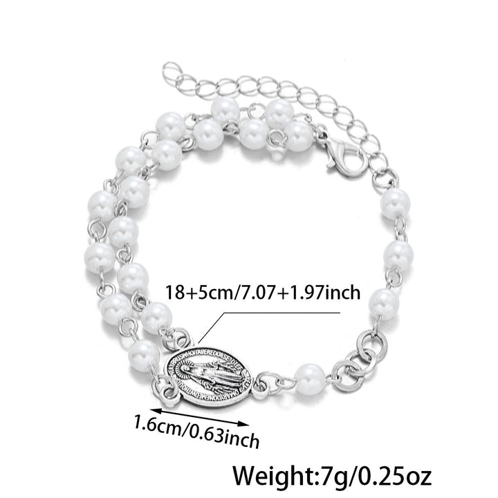 Christianartworkshop Our Lady Miraculous Medal St. Benedict Bracelet - image 3
