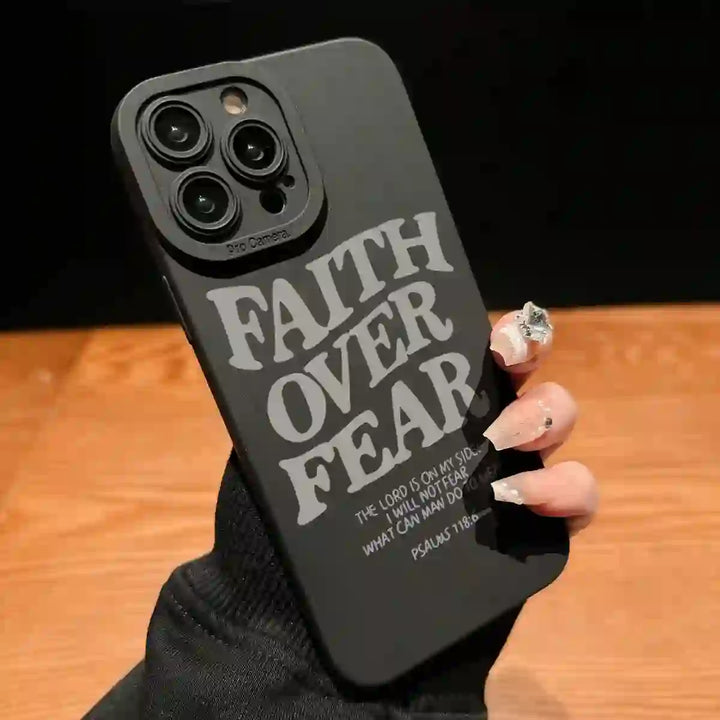 Christianartworkshop Faith Over Fear Phone Case: A Testament to Courage & Divine Strength for Daily Use - image 2