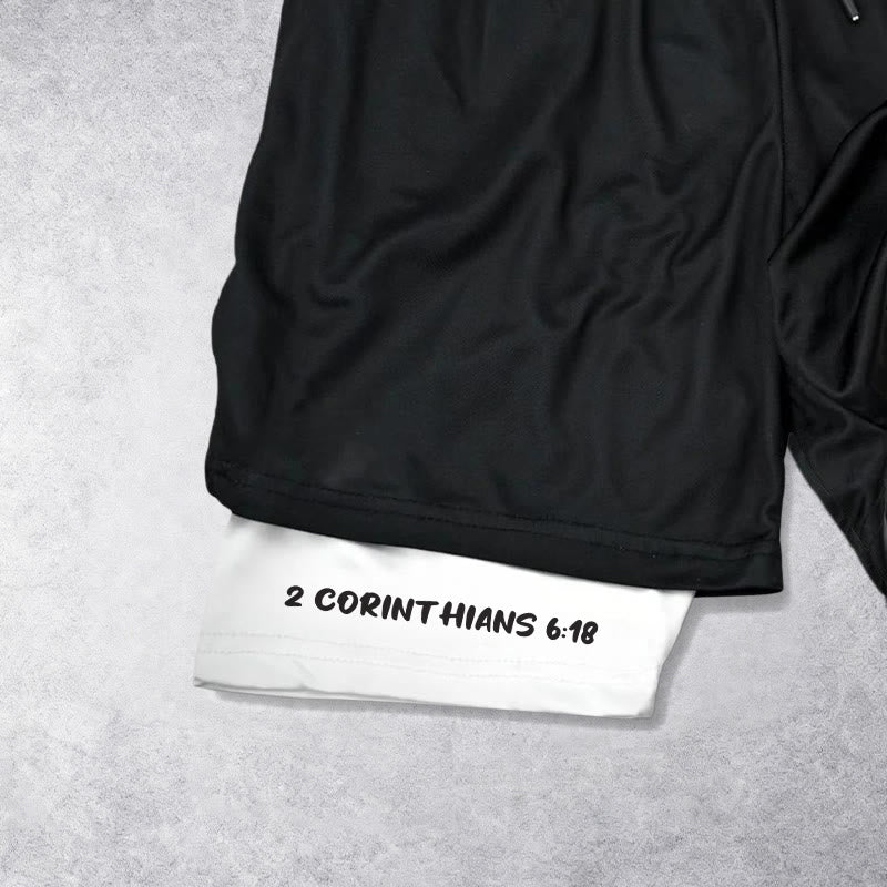 Christianartworkshop 2 Corinthians 6:18 Child Of God Performance Shorts - image 13